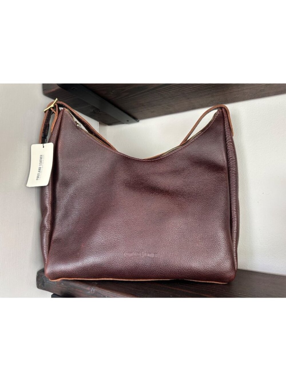 Portland Leather Aspen Bag LARGE in Coldbrew NEW - Picture 3 of 9